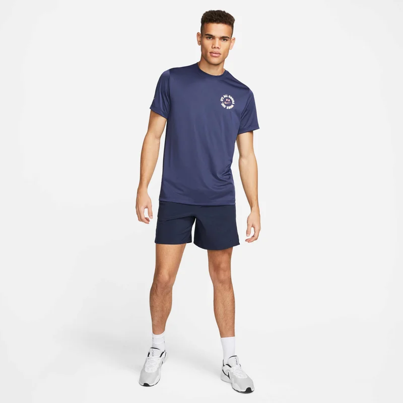Nike Blue Men's Unlimited Dri-FIT Unlined Versatile Shorts for Men | Best Price UAE