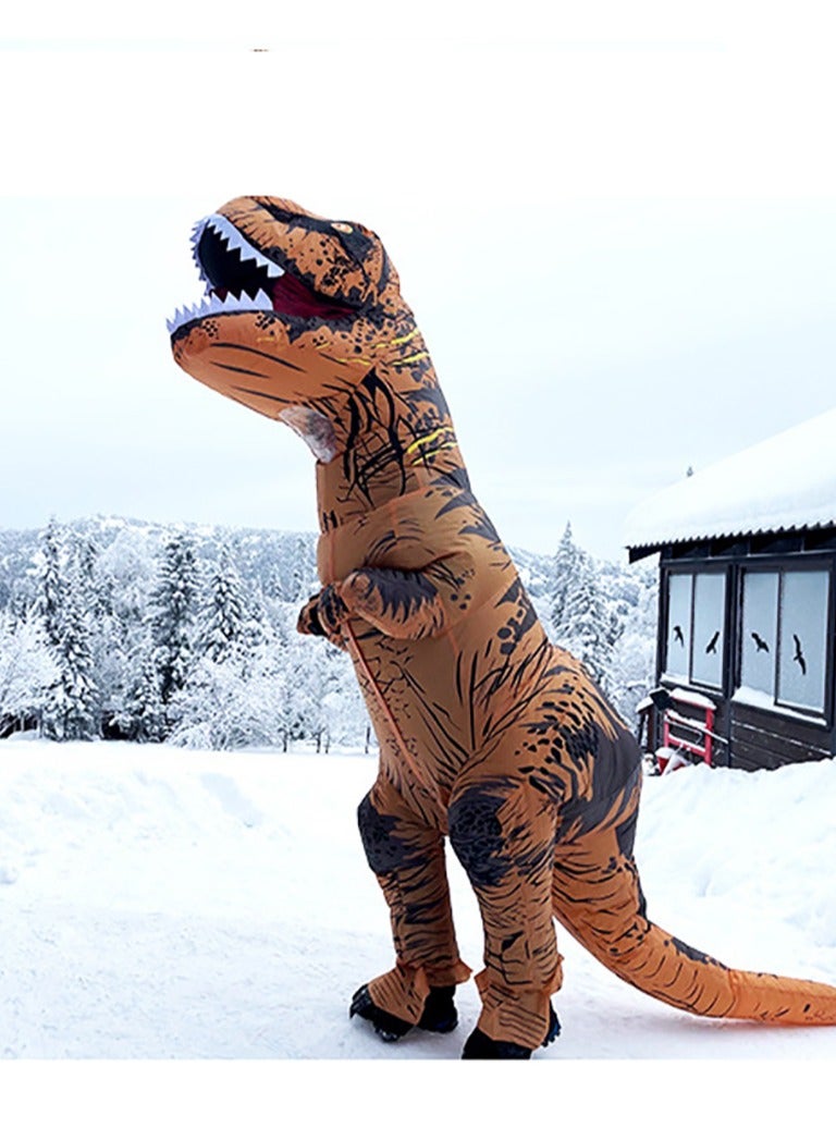 general Dinosaur Inflatable Cosplay Costume Funny Inflatable Costume T-Rex Costume Show For Height 59.05-74.8 Inches  - Image 5
