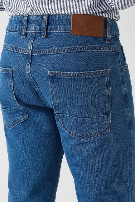 Bisse Men's 5 Pocket Jean Pants BLUE PNJ22K22204_D35  - Image 2