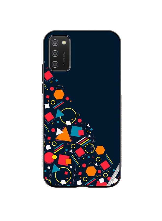 VR CREATIVE Protective Case Cover For Samsung Galaxy A02s Abstract Design Multicolour - Image 1