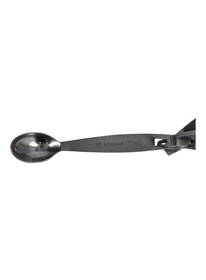 Royalford 4 Pieces Measuring Spoon Set Stainless Steel Premium Quality Durable Design Made In India - Image 2