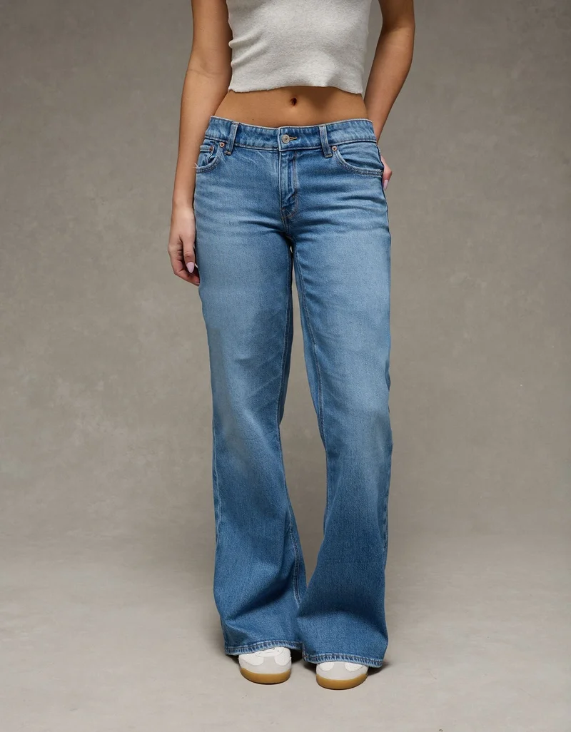 AE Stretch Low-Rise Flare Jean