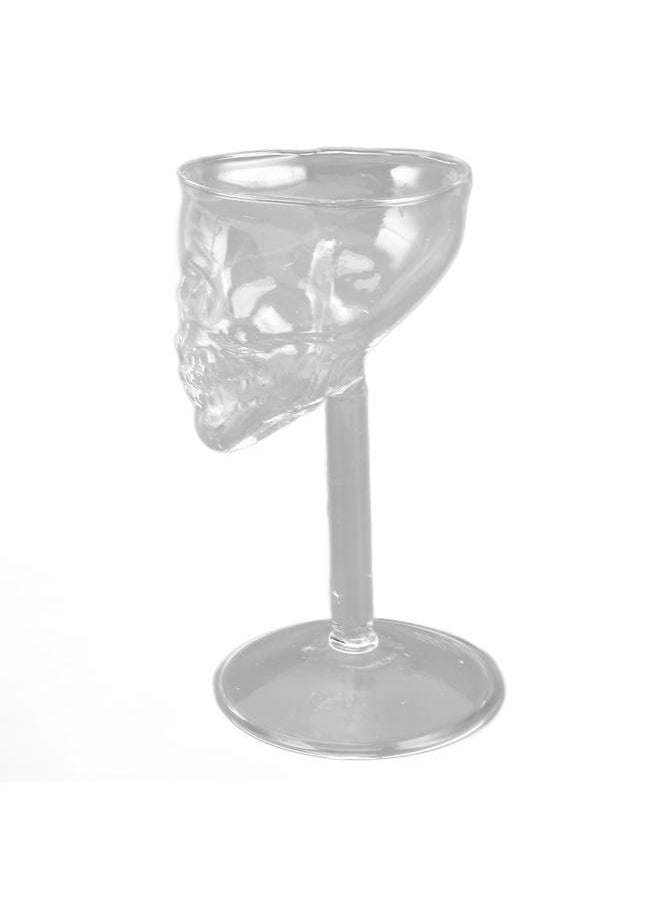 Thoraya - Crystal Glass Skull Head Goblet Transparent Skull Head Glass Cup Red Wine Whiskey Champagne Beverage Cup - Image 1