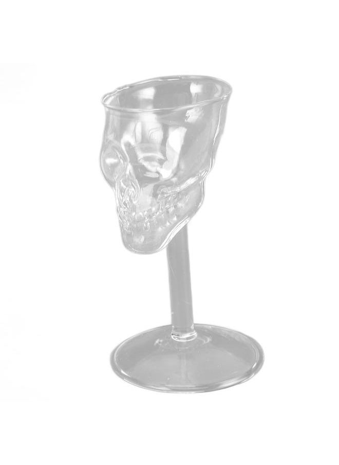 Thoraya - Crystal Glass Skull Head Goblet Transparent Skull Head Glass Cup Red Wine Whiskey Champagne Beverage Cup - Image 1