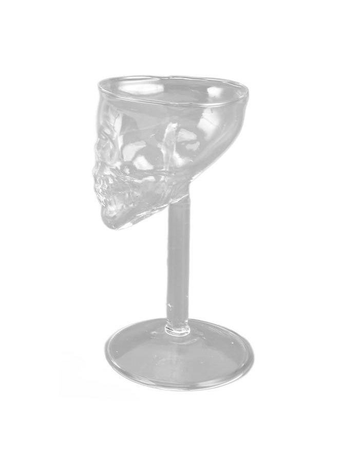 Thoraya - Crystal Glass Skull Head Goblet Transparent Skull Head Glass Cup Red Wine Whiskey Champagne Beverage Cup - Image 1