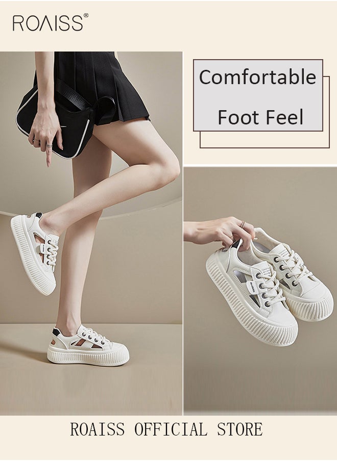 Women Casual Sneakers Versatile for Daily Use Flat and Comfortable Long Lace Design Lightweight and Breathable Non Slip Large Sole for Women - pzsku/Z3F5D948079F87B8927CBZ/45/_/1715666325/604903d9-3426-40bd-b0ec-310d33cd5ca9