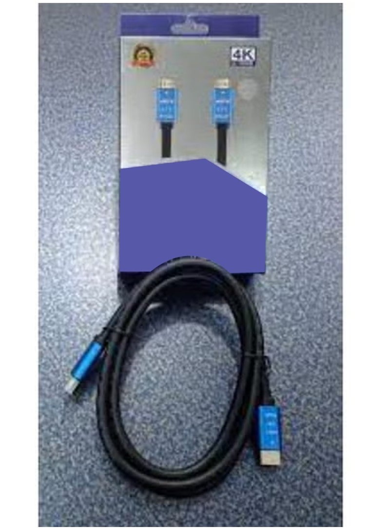 Raxoom HDMI Cable 4K 1.5M â€“ High-Speed HDMI 2.0 Cable Supporting Ultra HD 4K Resolution at 60Hz, HDR, and 3D Video â€“ Perfect for TVs, Monitors, Gaming Consoles, Blu-ray Players, and Home Theater Systems â€“ Durable, Flexible Design for Reliable Signal Transmission - Image 2