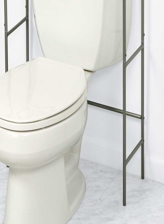 Zenna Home 2265NN Slat Style Bathroom Space Saver, Satin Nickel - Image 4