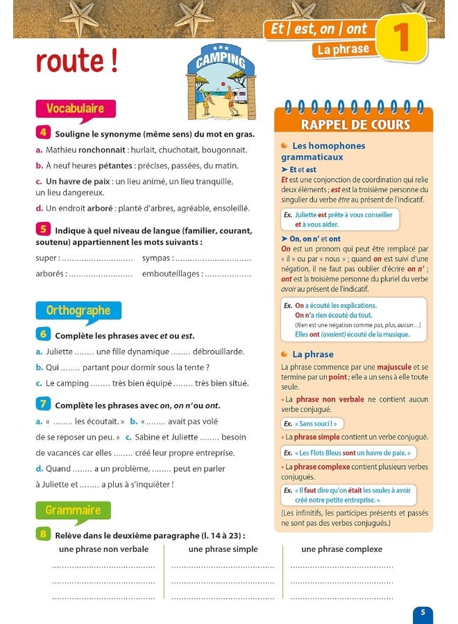 Passeport - Français - De la 6e à la 5e - Cahier de vacances 2024 - Image 4