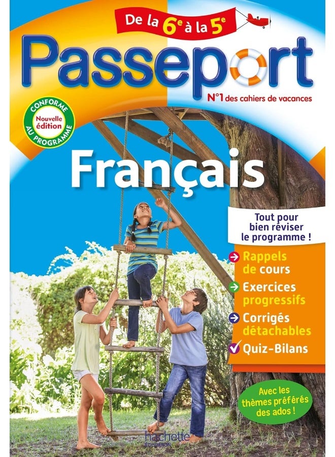 Passeport - Français - De la 6e à la 5e - Cahier de vacances 2024 - Image 1