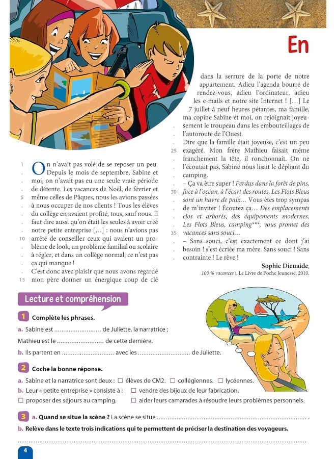 Passeport - Français - De la 6e à la 5e - Cahier de vacances 2024 - Image 3