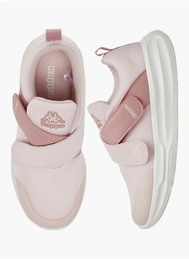 Kappa Girls' Logo Detail Sports Shoes with Hook and Loop Closure