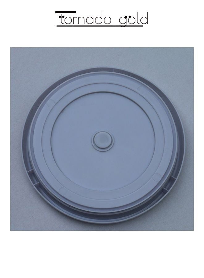 tornado gold Rotating Kitchen Spice Storage Rack White/Grey - Image 3