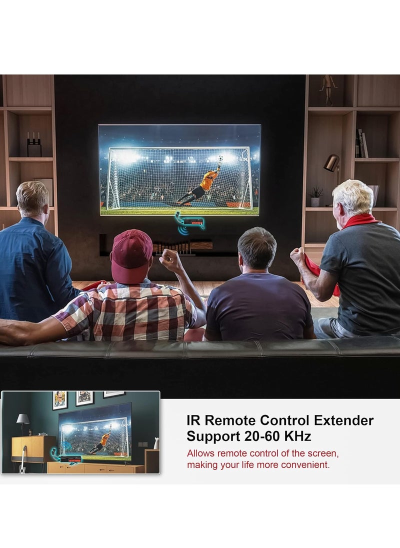 SYOSI - Wireless HDMI Transmitter and Receiver 1080P Full HD Wireless HDMI Extender Kit Range 990FT with HDMI Loop-Out and IR Remote Streaming Form DSLR Camera Laptop Netflix PS4/5 to TV/Projector - Image 1