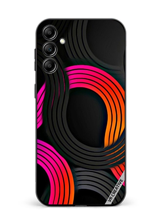 VR CREATIVE Protective Case Cover For Samsung Galaxy A34 Flower Design Multicolour - Image 1