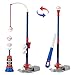 VROGTIK Adjustable TBall Set for Kids 38 Outdoor Baseball Toy with Bat Ball Tee Sports Gift for Toddlers Boys in Backyards - Image 2