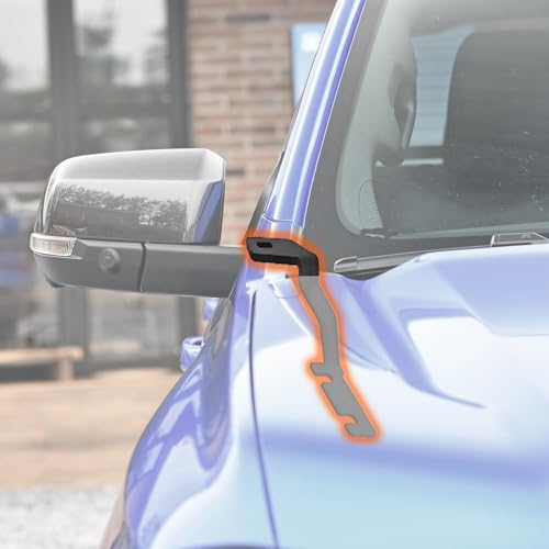 GafeSkui Ditch Light Brackets Hood Hinges Mount Bracket Kit LED Pod Light Work Light Compatible with Ford Ranger 2018 2019 2020 2021 2022 - Image 5