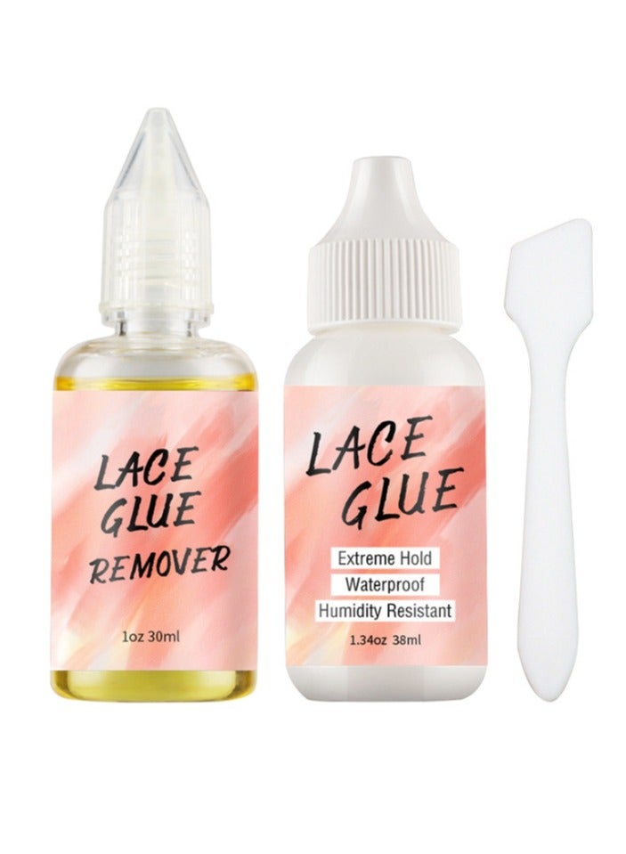 الواحة-TH 3 قطع من غراء الدانتيل، منتج لاصق للشعر المستعار، غراء شعر مستعار أمامي من الدانتيل، غراء دانتيل شفاف قوي وثابت، مزيل غراء الدانتيل يُستخدم لاستبدال الشعر - Image 1