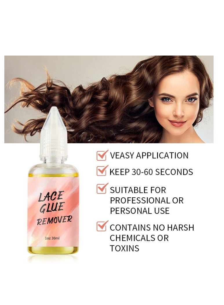 الواحة-TH 3 قطع من غراء الدانتيل، منتج لاصق للشعر المستعار، غراء شعر مستعار أمامي من الدانتيل، غراء دانتيل شفاف قوي وثابت، مزيل غراء الدانتيل يُستخدم لاستبدال الشعر - Image 3