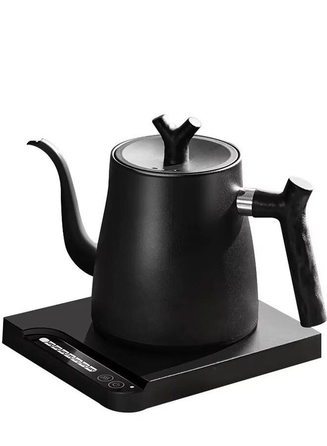 توسكانا يو غلاية v60 غلاية كهربائية معقوفة 1 لتر 1000 واط غلاية مياه لصب القهوة والشاي،إبريق قهوة وشاي من الفولاذ المقاوم للصدأ، غلاية قهوة بدرجة حرارة ثابتة - Image 1