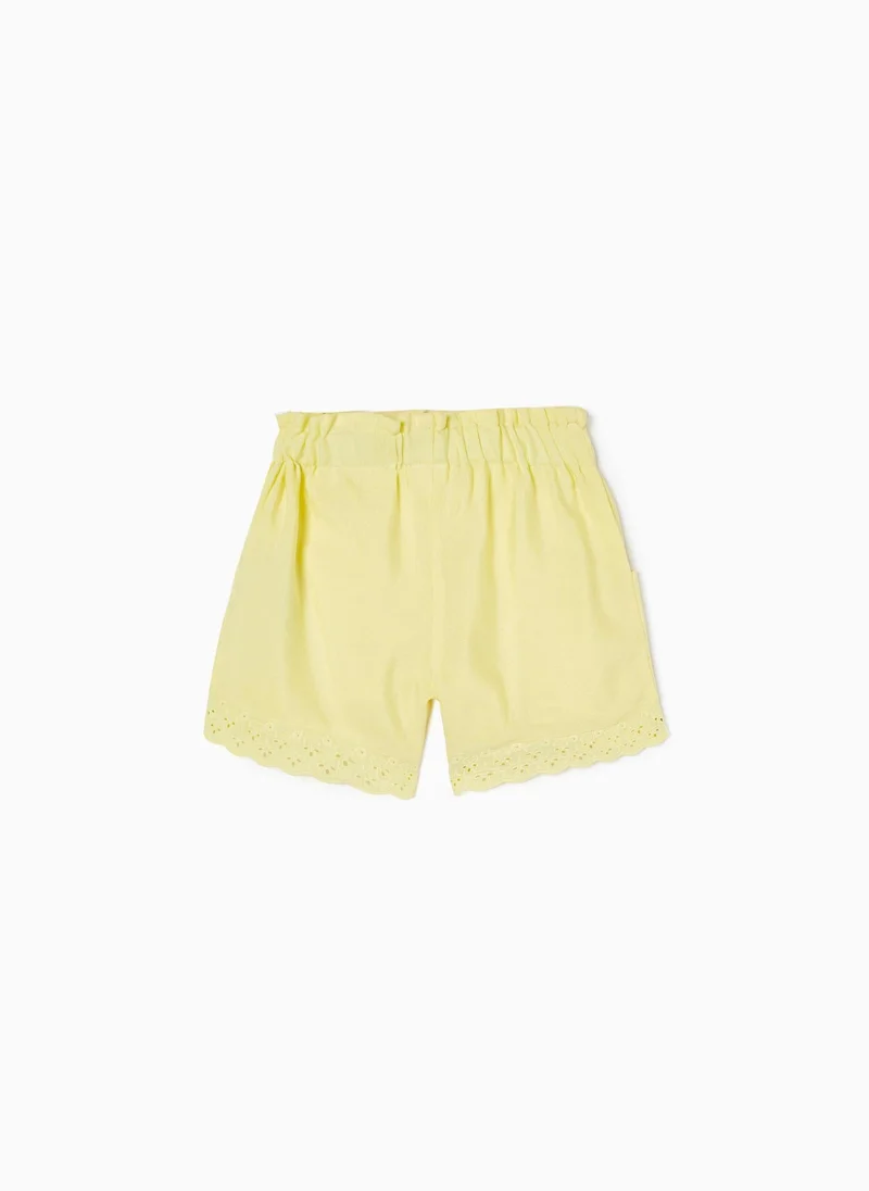 Zippy Shorts with Broderie Anglaise for Girls