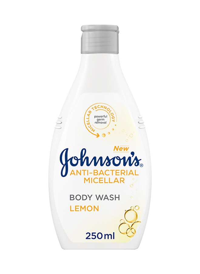 Johnson's Anti-Bacterial Micellar Body Wash Lemon Multicolour 250ml