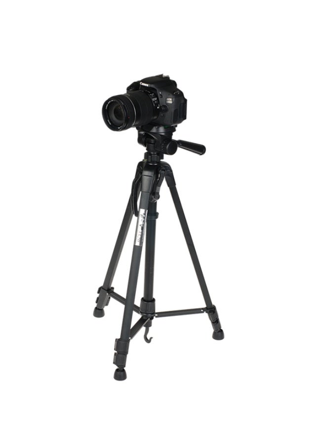 JAJEEK Professional WF-3520 Black Tripod Stand for Camera & Camcorder Mobile Phone & Video - Image 4