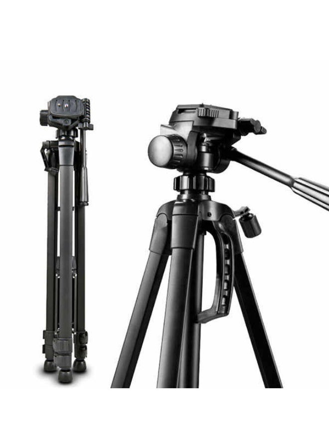 JAJEEK Professional WF-3520 Black Tripod Stand for Camera & Camcorder Mobile Phone & Video - Image 1