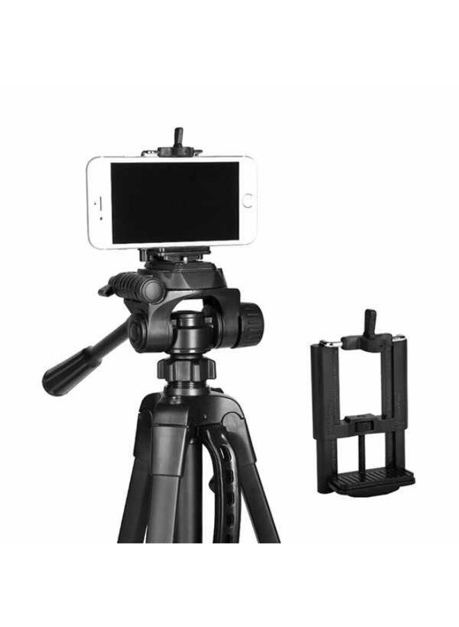JAJEEK Professional WF-3520 Black Tripod Stand for Camera & Camcorder Mobile Phone & Video - Image 5