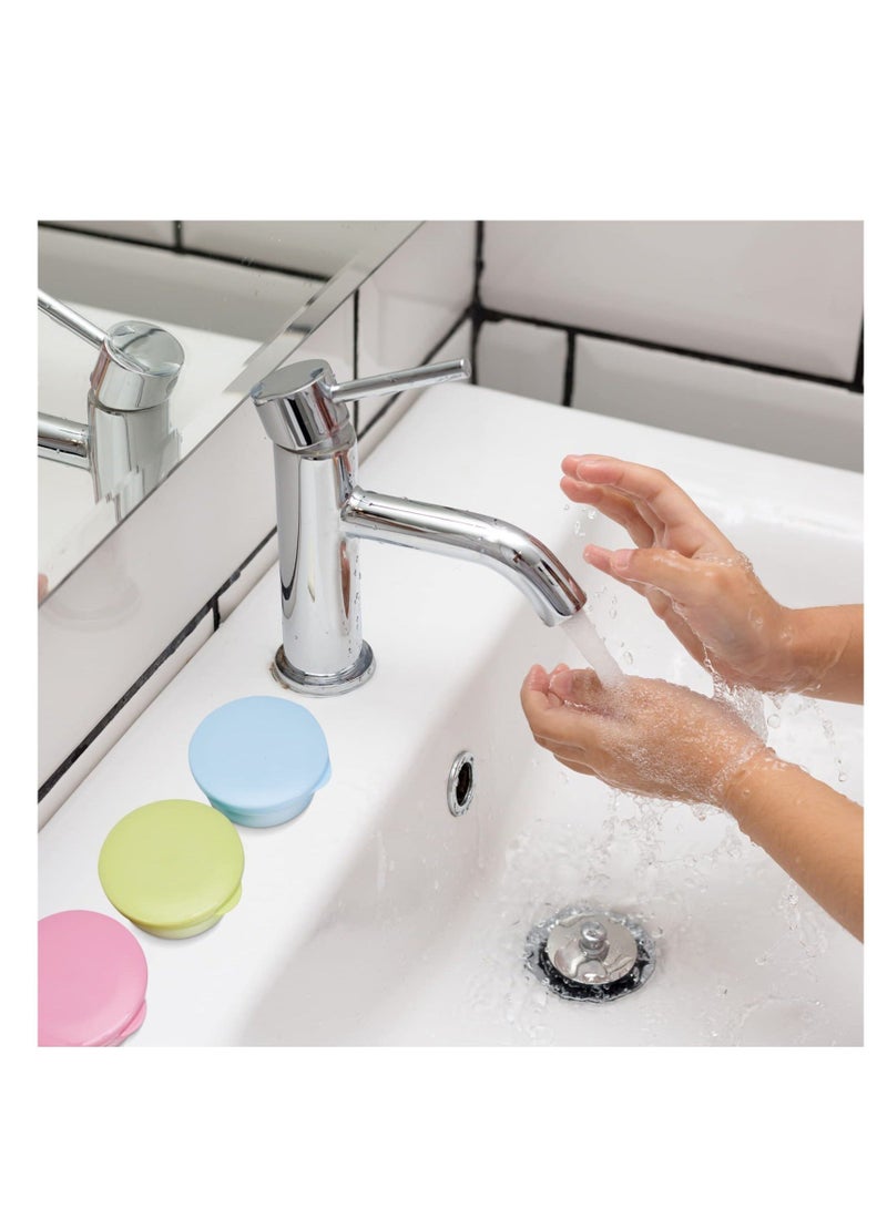 6 PCS Travel Soap Box, Portable Round Case, Seal Waterproof Protectors with Lid, Suitable for Home Traveling Outdoor Hiking Camping Gym - Image 4