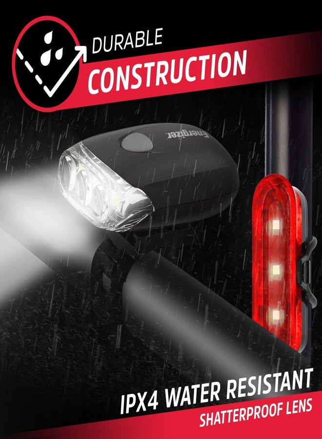 Energizer ضوء دراجة إنرجايزر، 130 لومن، ضوء مقاوم للعوامل الجوية مع مشبك للدراجات، البطاريات مشمولة - Image 5