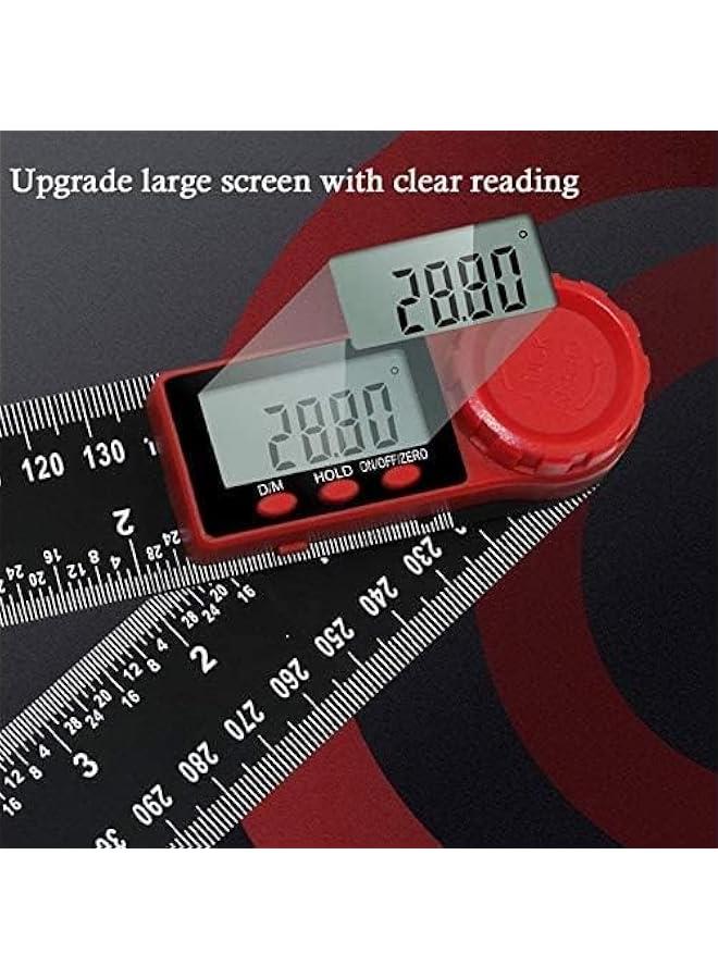 MOXO LCD Display Stainless Steel Digital Angle Finder Protror for Carpenter Woodworking with   360° Measurement - Image 4