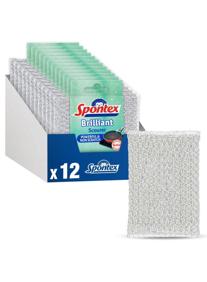 Spontex Brilliant non-scratch Scourer pad (Pack of 12) - Image 1