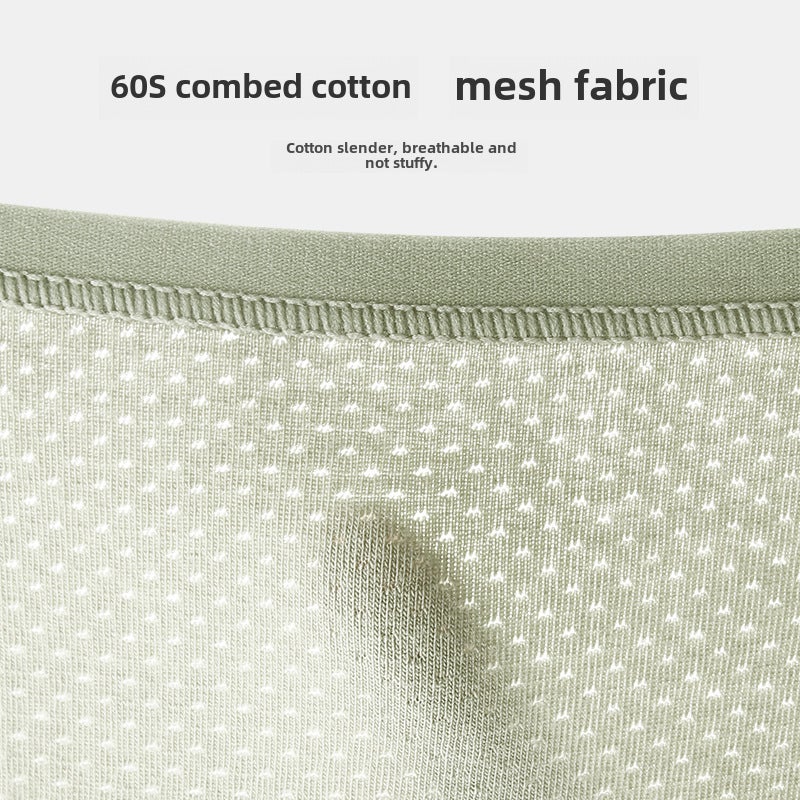 Cotton Antibacterial Leakproof Womens Period Panties Light gray - Image 5