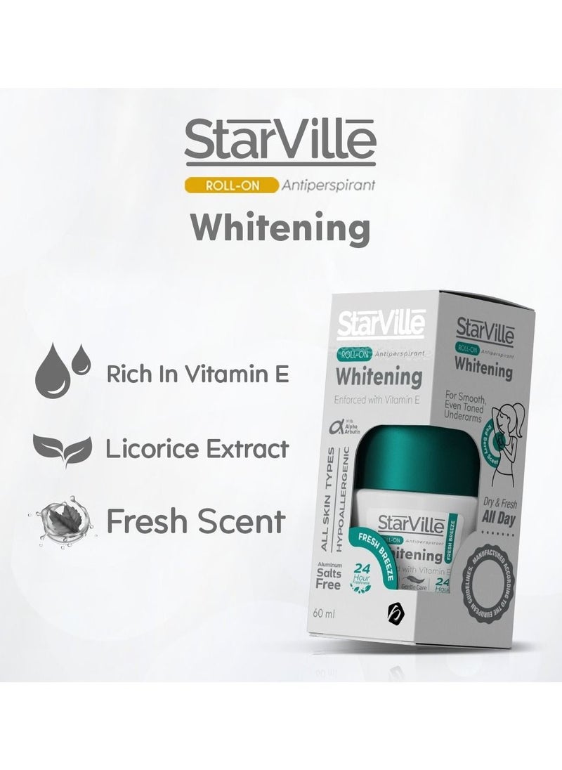 starville Whitening Roll on Fresh Breeze 60 ML  - Image 5