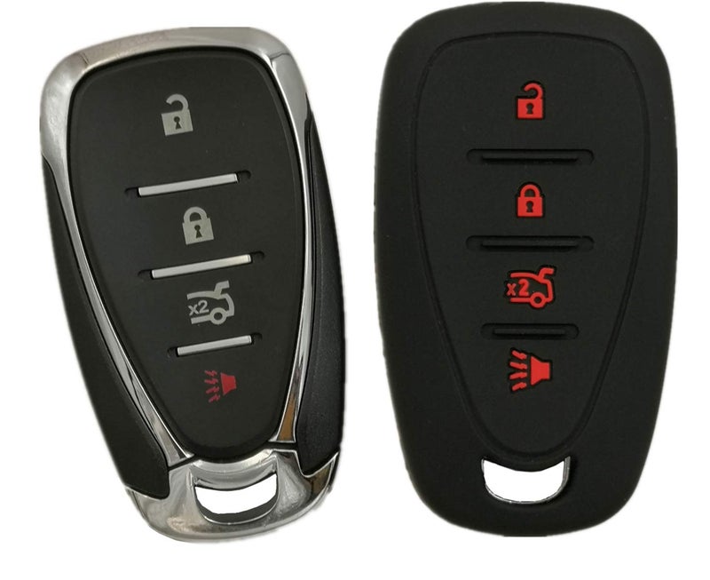 KAWIHEN Key Fob Shell Cover Compatible with Chevrolet 2016-2020 Malibu Cruze Camaro Volt HYQ4EA 1551A4EAE 13508771A 13584504E - Image 1