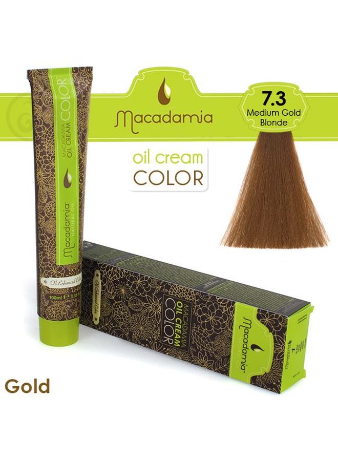 Macadamia Oil Cream Color Medium Gold Blonde 100ml - Image 3