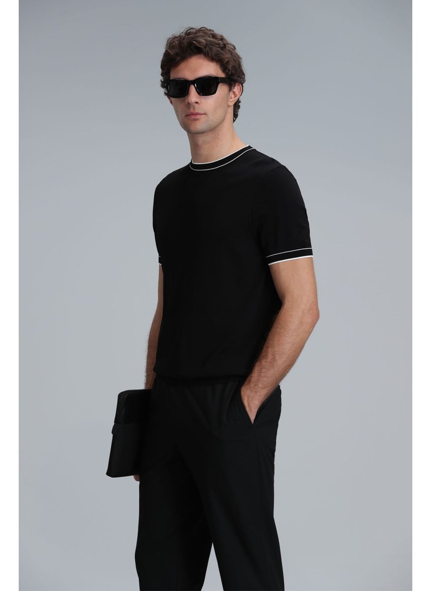 Lufian - Men's Steve Sweater 111090074 Black - Image 1