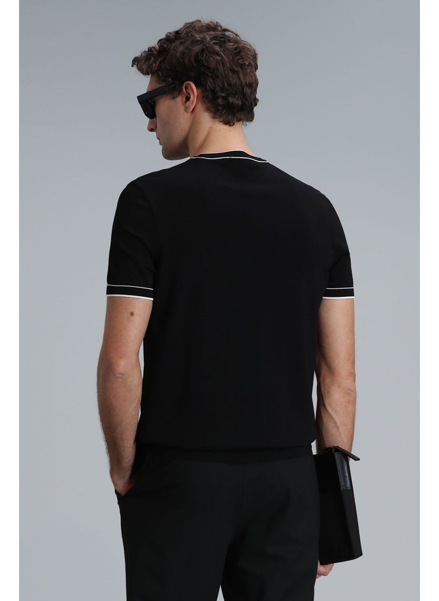 Lufian - Men's Steve Sweater 111090074 Black - Image 1