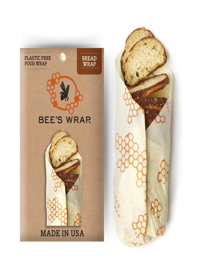 Bee's Wrap Beeswax Wraps for Food - Honeycomb Bread Wrap - Made in USA Reusable Bread Storage Bags - Organic & Eco-Friendly Alternative to Aluminum Foil, Sourdough Bags & Plastic Wrap - Image 1