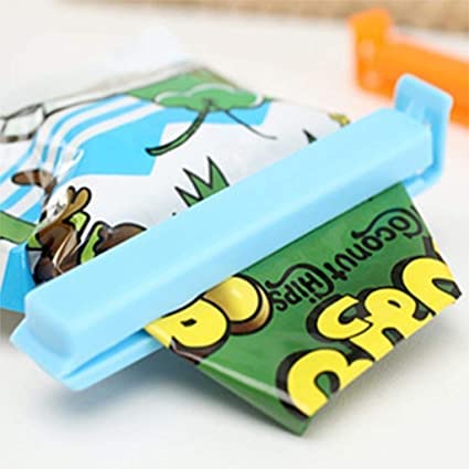 SIVI SIDDHI VINAYAK Creation Plastic Food Snack Bag Pouch Clip Sealer for Keeping Food Fresh for Home Kitchen Camping Snack Seal Sealing Bag Clips MultiColor Pack of 18 - Image 2