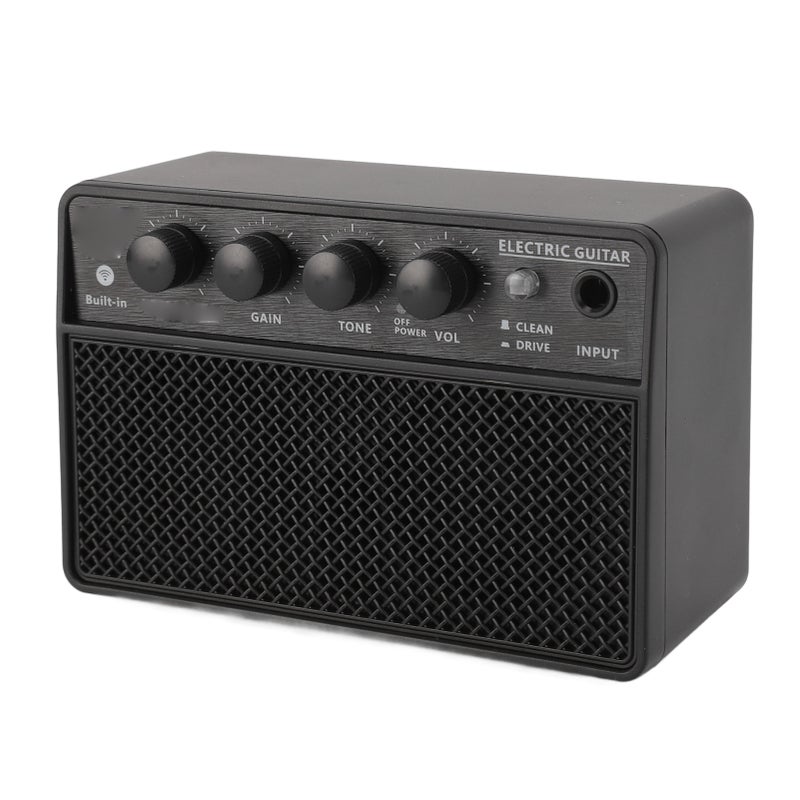 Bass Amplifier 10W Subwoofer BT Rechargeable Amplifier Guitar Amp for Live Outdoor Black - Image 2