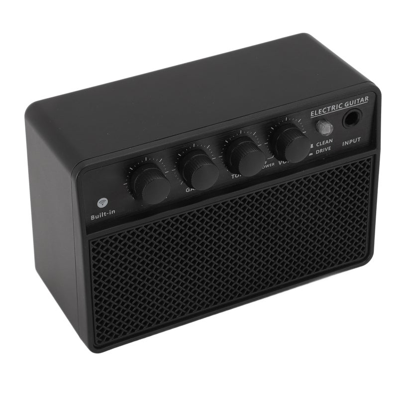 Bass Amplifier 10W Subwoofer BT Rechargeable Amplifier Guitar Amp for Live Outdoor Black - Image 5