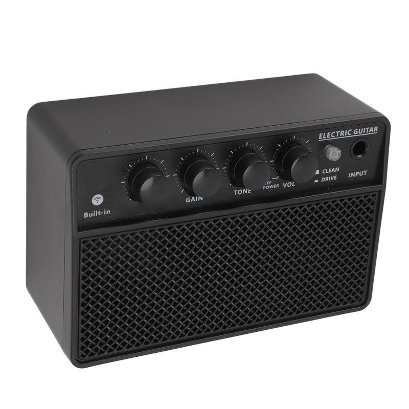 Bass Amplifier 10W Subwoofer BT Rechargeable Amplifier Guitar Amp for Live Outdoor Black - Image 4