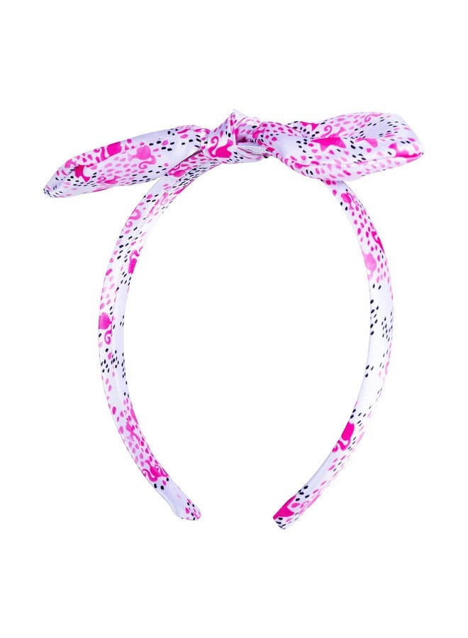 LUV HER Barbie Headbands 4pc | Knotted Hairband & Hair Ties Set for Girls with Soft Fabric - Online Exclusive Ages 3+ - Image 2