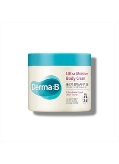 derma b Ultra Moisture Body Cream with Olive Oil and Allantoin, 48 Hour Lasting Skin Moisturization, 14.54 Fl Oz, 430ml  - Image 1