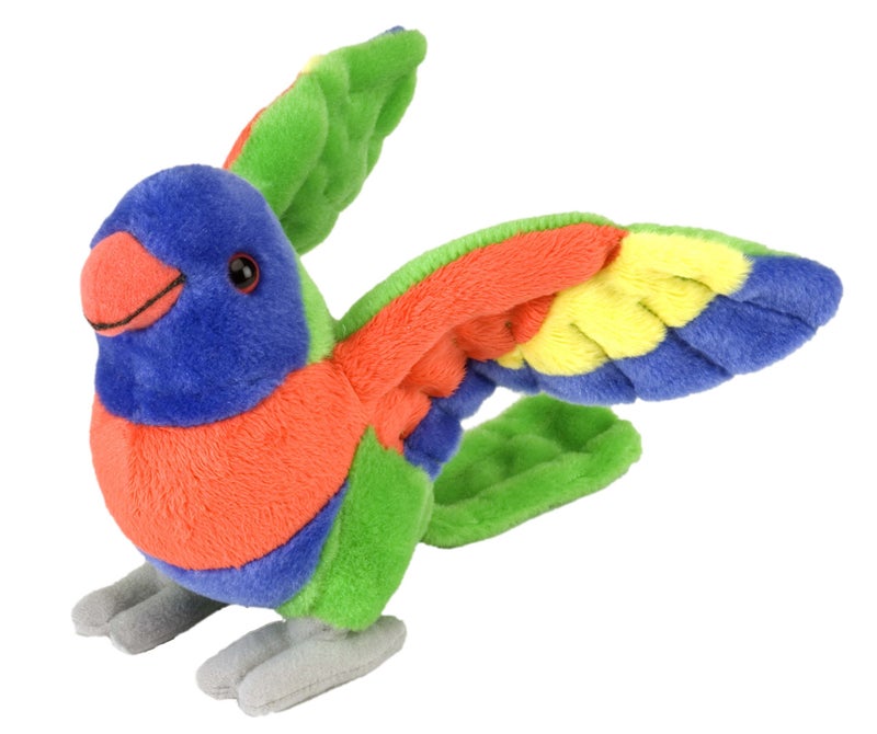 Wild Republic Lorikeet Plush, Stuffed Animal, Plush Toy, Gifts for Kids, Cuddlekins 8 Inches - Image 4