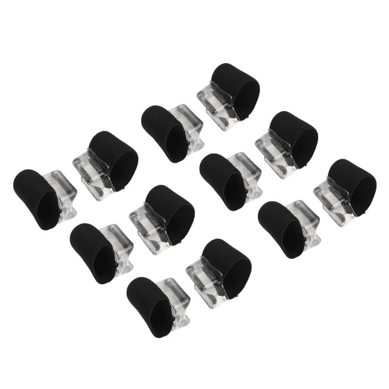 6 Pairs Toe Spacers Separators Soft Flexible Skin Friendly Overlapping Bunion Corrector for Men and Women L - Image 3