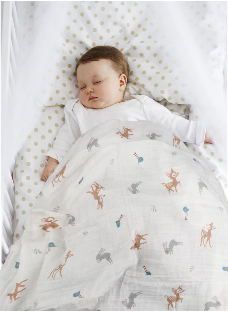 HomarKet - 3 Packs Baby Swaddle Blanket New Born Baby Clothes Large Premium Knit Baby Burp Cloth Muslin Baby Blankets for Girls and Boys - Image 1