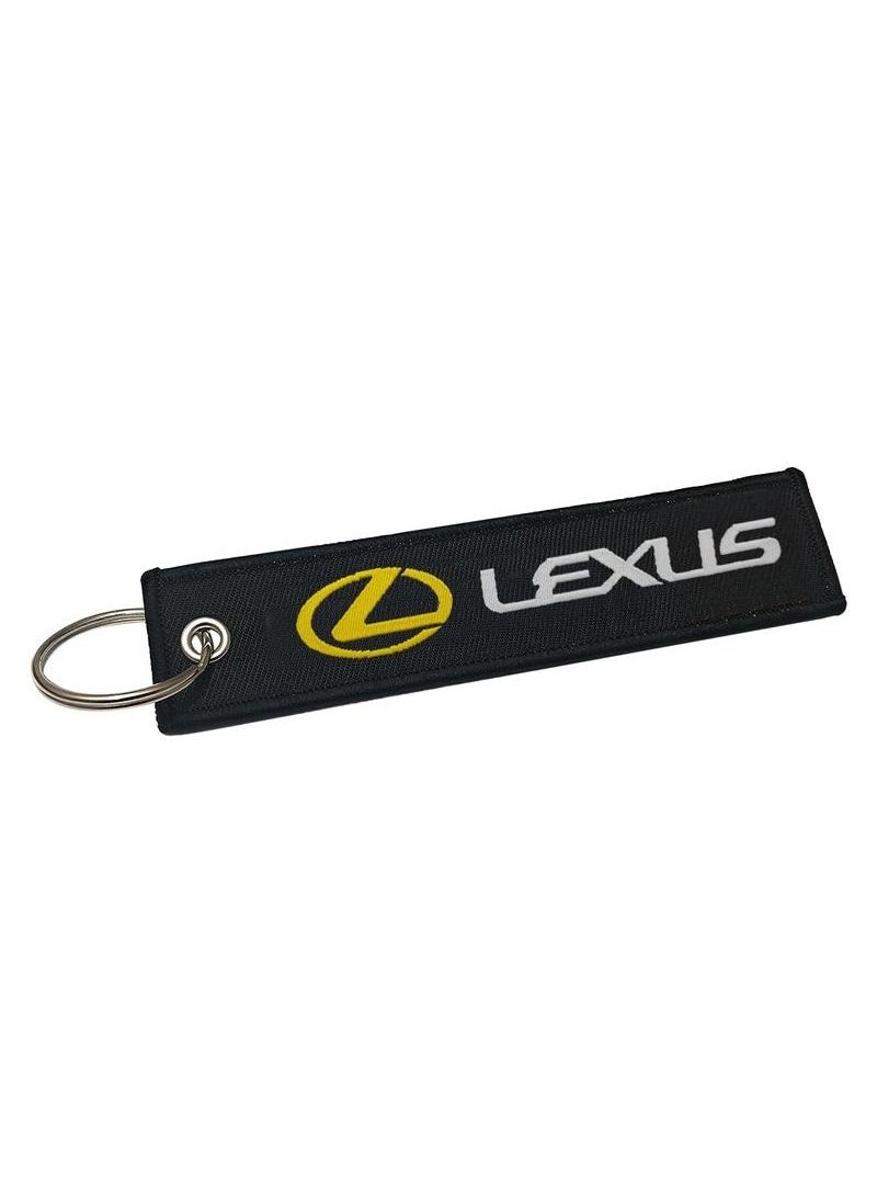 ليكساس LEXUS قماش حزام المفاتيح سيارة مفتاح سلسلة الرئيسية المفاتيح 1 قطعة  - Image 1